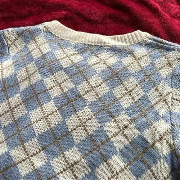 Pattern crop sweater  - Picture 8 of 9